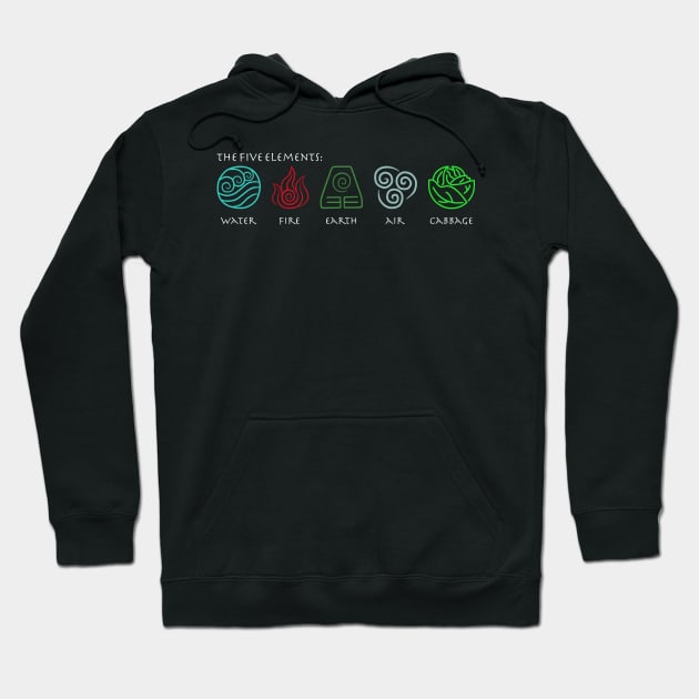 The Five Elements Avatar Hoodie by scribblejuice